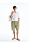 Özmarka New Season Comfortable Fit Men's Muslin Shorts