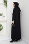 Women's Lace Sleeve Shirt Collar Dress - 5