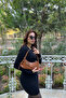 Tan Baguette Women's Shoulder & Arm Bag with Belt Detail – Vegan Leather with Adjustable Strap - 4