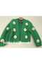 Women's Rose Motif Cardigan - 2