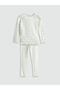 Esvab • Modern & Distinctive Zero Roba Collar Floral Girls' Pajama Set - 5