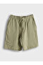 Özmarka New Season Comfortable Fit Men's Muslin Shorts - 5