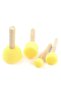 4-Piece Sponge Pompom Brush Set – Practical Brushes for Hobby, Painting and Decoration - 3