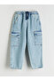 Esvab • Modern & Distinctive Boys' Jean Pants with Waist Drawstring - 3