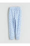Crew Neck Printed Girls' Pajamas - 7