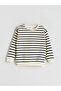 Crew Neck Printed Boys' Sweatshirt - 3