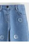 Lcw Kids Floral Girls' Jean Pants - 4