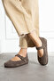 Ottawa Genuine Leather Cork Sole Orthopedic Women's Ballet Flats - 5