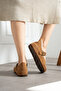 Ottawa Genuine Leather Cork Sole Orthopedic Women's Ballet Flats - 4