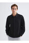 Lcw Vision Black Comfortable Mold Long Sleeve Men's Shirt