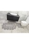 Gng Home Jute Rope Knitted Model Double Toilet Front Mat and Bathroom Mat Rug Carpet