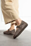 Ottawa Genuine Leather Cork Sole Orthopedic Women's Ballet Flats - 4
