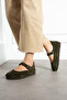 Ottawa Genuine Leather Cork Sole Orthopedic Women's Ballet Flats - 3