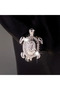 Gold Color Women's Mini Turtle Earrings - 3