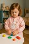 Unisex Baby 0-36 Months Long Sleeve Activity Hobby Food Bib with Pockets