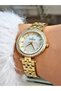 Special Design Gold Color Steel Cord Women Wrist Watch 6640.120