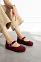 Ottawa Genuine Leather Cork Sole Orthopedic Women's Ballet Flats - 2