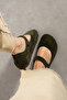 Ottawa Genuine Leather Cork Sole Orthopedic Women's Ballet Flats - 5