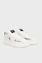 Kalın Tabanlı Bileksiz Deri-Nubuk Erkek Beyaz Sneaker YM0YM01426-01W - 6
