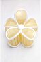 Papatya Model Yellow Color 7 cm Hair Clip – Stylish and Durable - 4