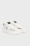 Kalın Tabanlı Bileksiz Deri-Nubuk Erkek Beyaz Sneaker YM0YM01426-01W - 2