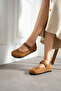 Ottawa Genuine Leather Cork Sole Orthopedic Women's Ballet Flats - 3