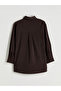 Lcw modest brown suede-look women's shirt tunic - 6