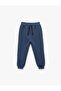 Basic Jogger Sweatpants with Cotton Lace-Up Waist