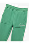 Jogger Sweatpants with Raised Print and Pocket Detail - 5