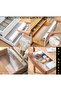 Kitchen Anti-Slip Transparent Shelf Protector Non-Slip Cabinet Drawer Cover Pvc 50X125 cm Protective Eva Thick