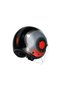 Eteres Levanto Black Silver Red Açık Kask - 7