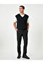 Black Men's Adult Vest 5Wam70006Ht