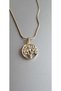 Stainless Steel Tree of Life Necklace-Gold - 2
