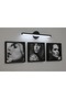 Sök Tak Square Frame Black (3 Pcs) Photoless Pvc Protected 21X21