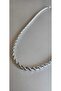 Stainless Steel Unisex Spiral Necklace 45cm - 4