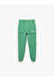 Jogger Sweatpants with Raised Print and Pocket Detail - 3