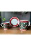 New Year-Santa Claus Model 6 Piece Set of 2 Person Mug and Turkish Coffee Cup Set