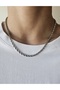 Stainless Steel Unisex Spiral Necklace 45cm