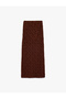 Slim Fit High Waist Lace Midi Pencil Skirt - 4