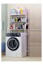 Ozoy 3 Layer Over The Washing Machine Storage Rack Metal Bathroom Shelf Space Saving Organizer for L