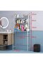Ozoy 3 Layer Over The Washing Machine Storage Rack Metal Bathroom Shelf Space Saving Organizer for L - 3