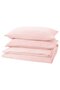 SCHERSMIN Duvet cover and 2 pillowcases, pale pink, 240 x 220/50 x 80 cm