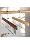 Wooden Belt, Scarf, Tie Hanger with 8 Hooks - Accessory Organizer, Multifunctional Hanger 2 Pieces - 6