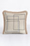 Geometric Modern Luxury Fringed Pillowcase-Corner Line Beige Nordic Blue Tufted Throw Pillow Cover - 4