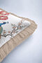 Elegant Bird Motif Fringed Pillowcase - Far East Spring Themed Eclectic Tassel Throw Pillow Cover - 7