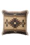 Ethnic Geometric Fringe Pillowcase - Bohemian Rustic Brown Gold Color Tassel Throw Pillow Cover - 5