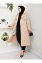 Women's Belted and Zipper Detailed Trench Coat - 7