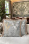 Luxury Botanical Garden Fringed Pillowcase - Natural Tropical Modern Tufted Throw Pillow Cover - 6