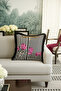 Luxury Baroque Striped Fringed Pillowcase - Floral Bohemian Black and White Tassel Throw Pillow Cover - 3