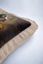Saraya Elegance Baroque Luxury Fringed Pillowcase-Uniform Dog Pattern Tassel Throw Pillow Cover - 7
